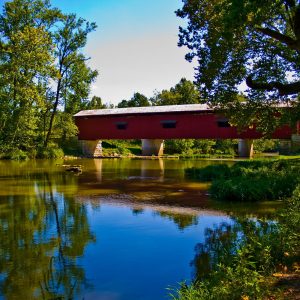Covered bridge in Indiana